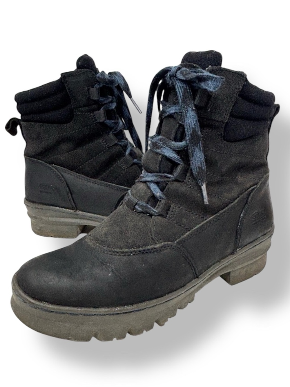 KEEN Wapato Boots Womens 7 Black Lace Up Waterproof Insulated Hiker Winter Shoes